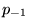 $\displaystyle p_{-1}$