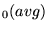 $_0(avg)$